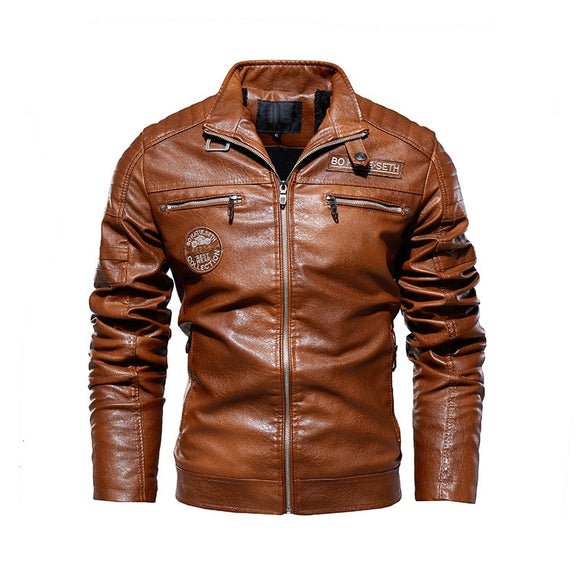 Kaaum Motorcycle Suit Modern Tough Velvet Leather Jacket