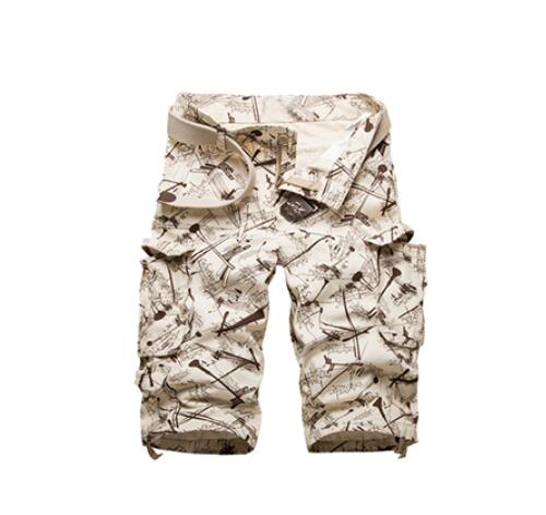 Kaaum 2020 Men's Camouflage Camo Work Shorts