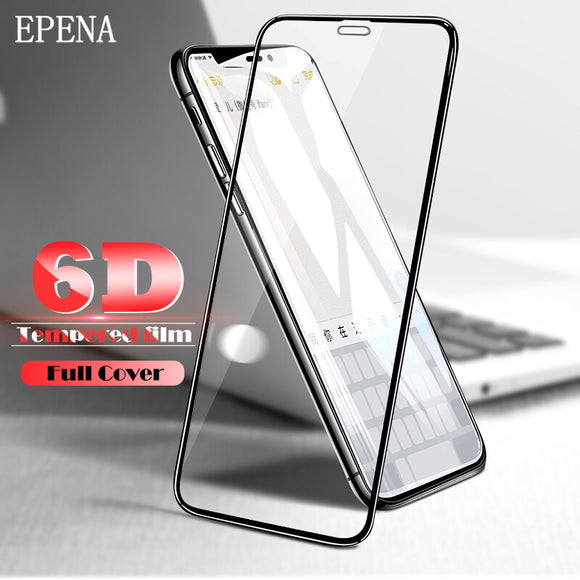 6D Full Cover Tempered Glass Film case For iPhone