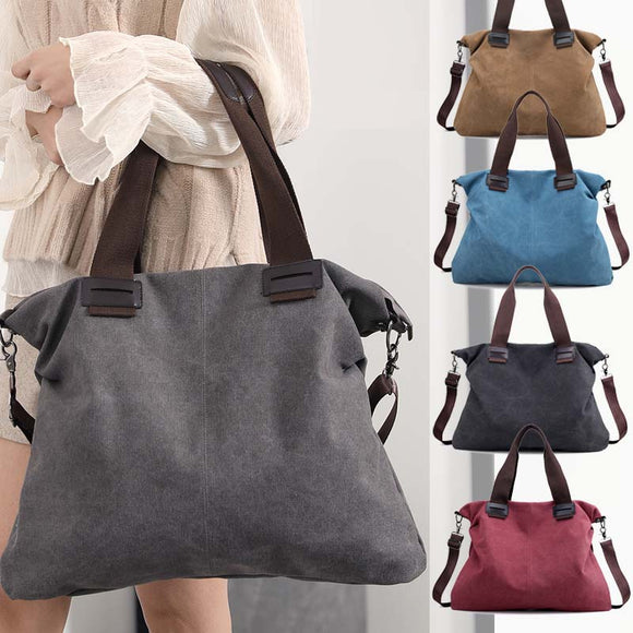 Bag - 2018 Spring New Large Pocket Canvas Handbags (Buy one Get one 20% OFF)