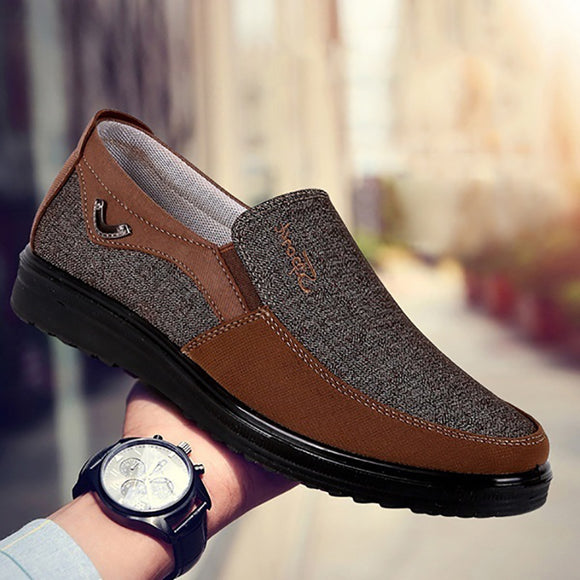 2020 Autumn Mens Casual Shoes Comfortable Breathable Slip-on Flat