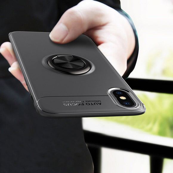 Car Magnetic Ring Phone Case For iPhone