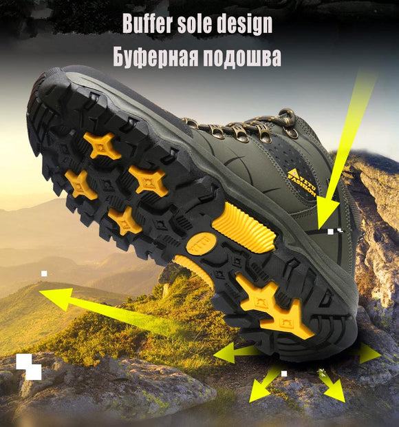 Shoes - High Quality Waterproof Leather Hiking Boots (Buy 2 Get 10% OFF, 3 Get 15% OFF)