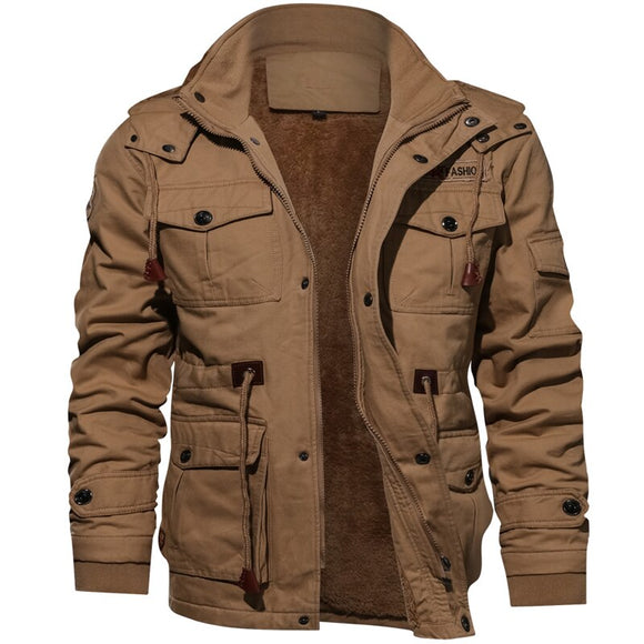 Men's Military Bomber Leather Jackets(BUY 2 GOT 10% OFF, 3 GOT 15% OFF）