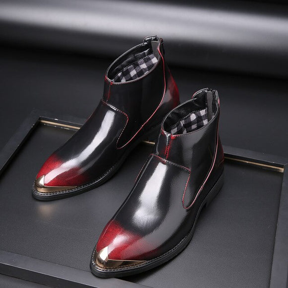 Shoes - Fashion Men's Point Toe Chelsea Boots