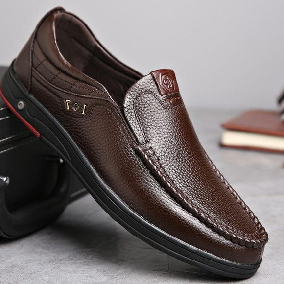 2019 Plus Size Men's Casual Leather Shoes with Soft Sole (Buy 2 Get 5% OFF, 3 Get 10% OFF)