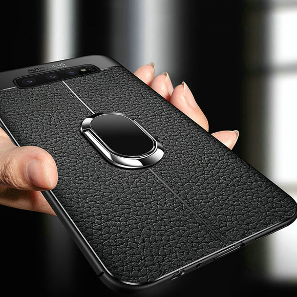 Case & Strap - Luxury Shockproof Retro Soft Silicone Edge Back Case For Samsung Note 10 pro S10 plus S10 lite S10 Note 9 8 S9 S8 Plus