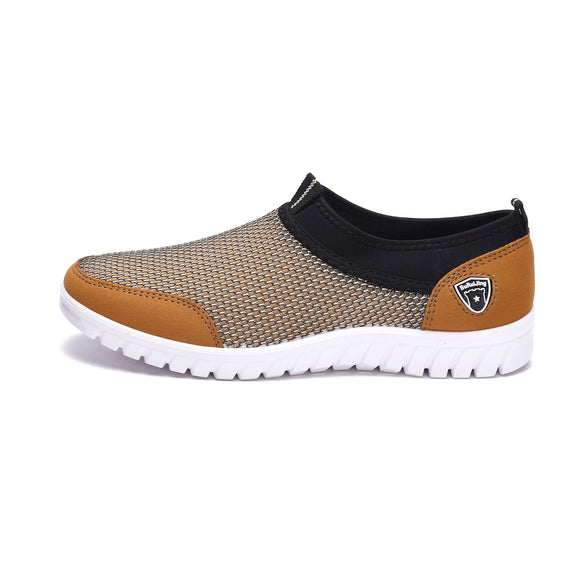 2020 Summer Mesh Sneakers For Men Breathable Casual Slip-On Loafers